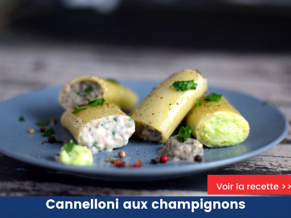 Cannelloni aux champignons